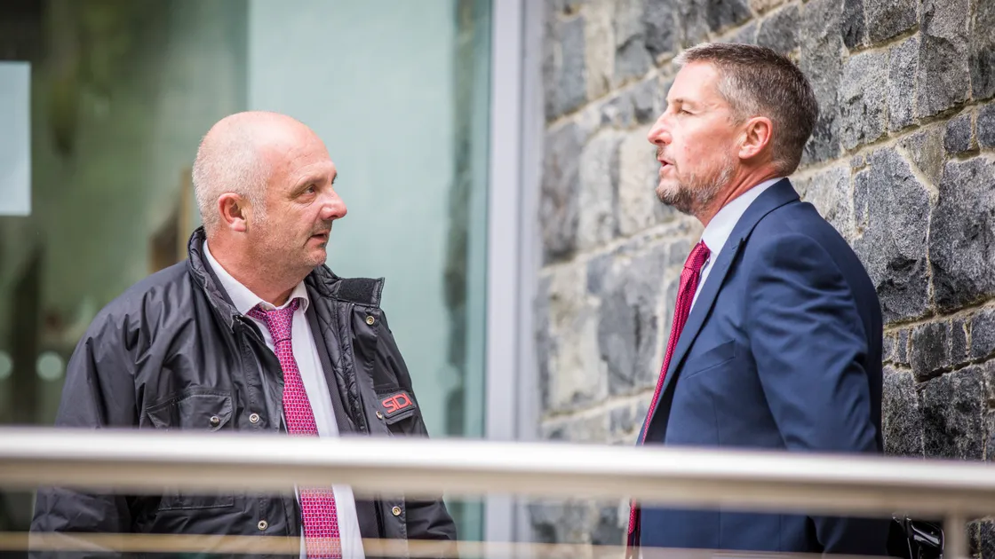 The new president of Economic Development Neil Inder, left, and Deputy Andy Cameron. (28817238)