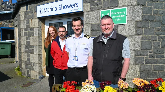 Crown Pier showers’ hot water comes from renewable cooking oil