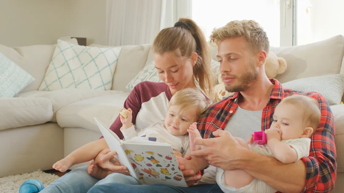Snuggle up and share a book