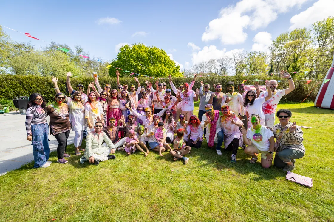 The Hindu festival of colours marks the end of winter and beginning of spring.