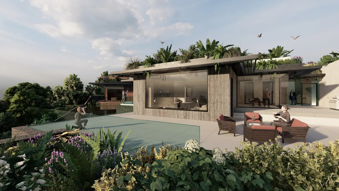 Architects Lovell Ozanne unveiled designs for an ‘invisible’ cliff top luxury home in 2022.