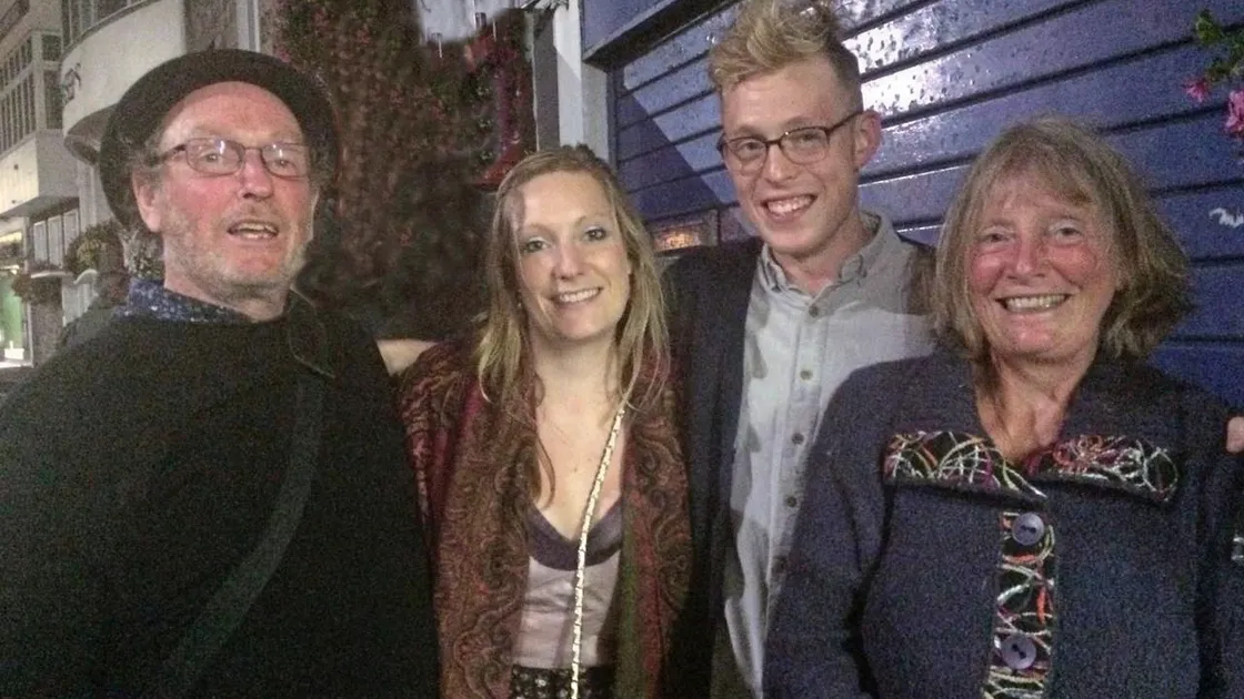 The Orchard family who are calling for a review of sentencing guidelines. Left to right: dad Tom, daughter Polly, son Pip and wife Carol.