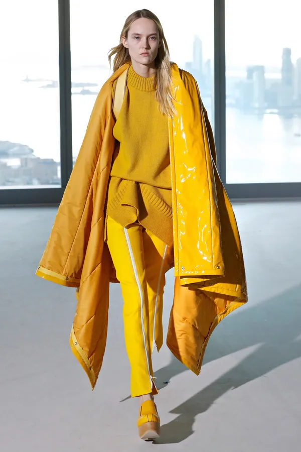 VOGUE has featured Guernsey jumpers made by Guernsey Woollens. 
An exhibition at New Yorks Guggenheim Museum is running until 14 August which includes custom Guernsey knits stitched by Sies Marjan.
Vogue got hold of the Guernsey woollens from the exhibition. (27207928)