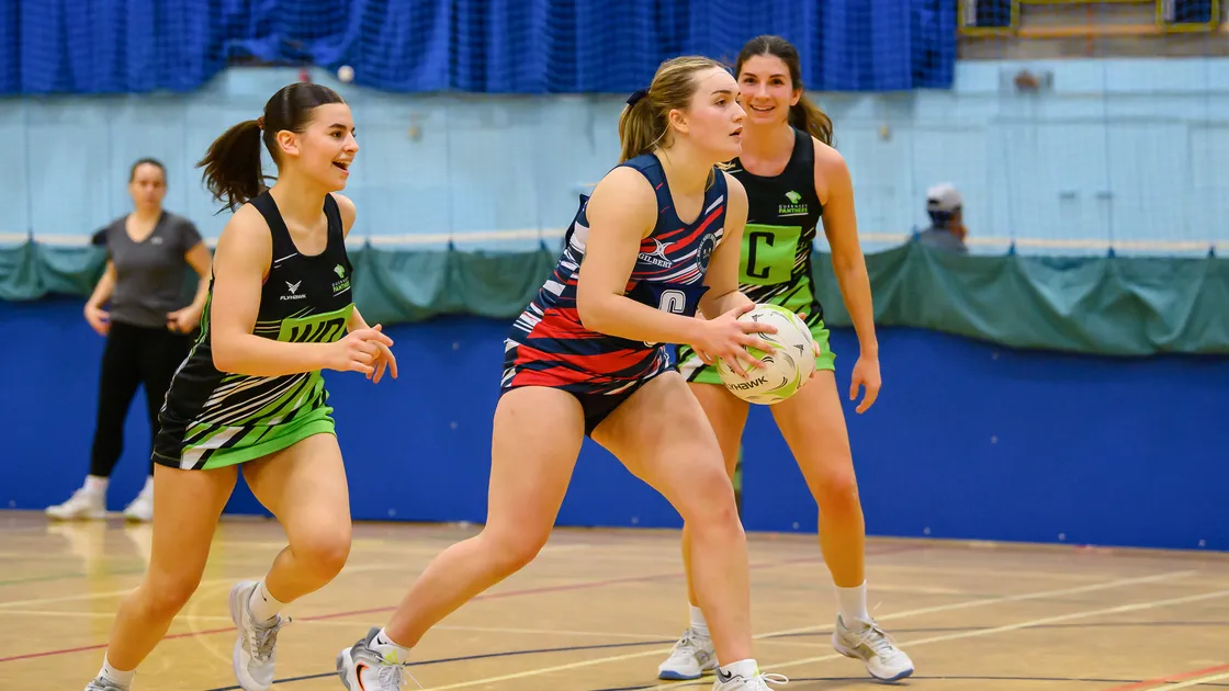 The Navy centre is flanked by Guernsey WD Mariella Groulef and C Charlotte Hill