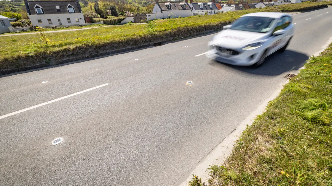 Road sensors have been put around the island to measure the flow of traffic, including here, near Richmond Kiosk.	 (Picture by Sophie Rabey, 34714553)