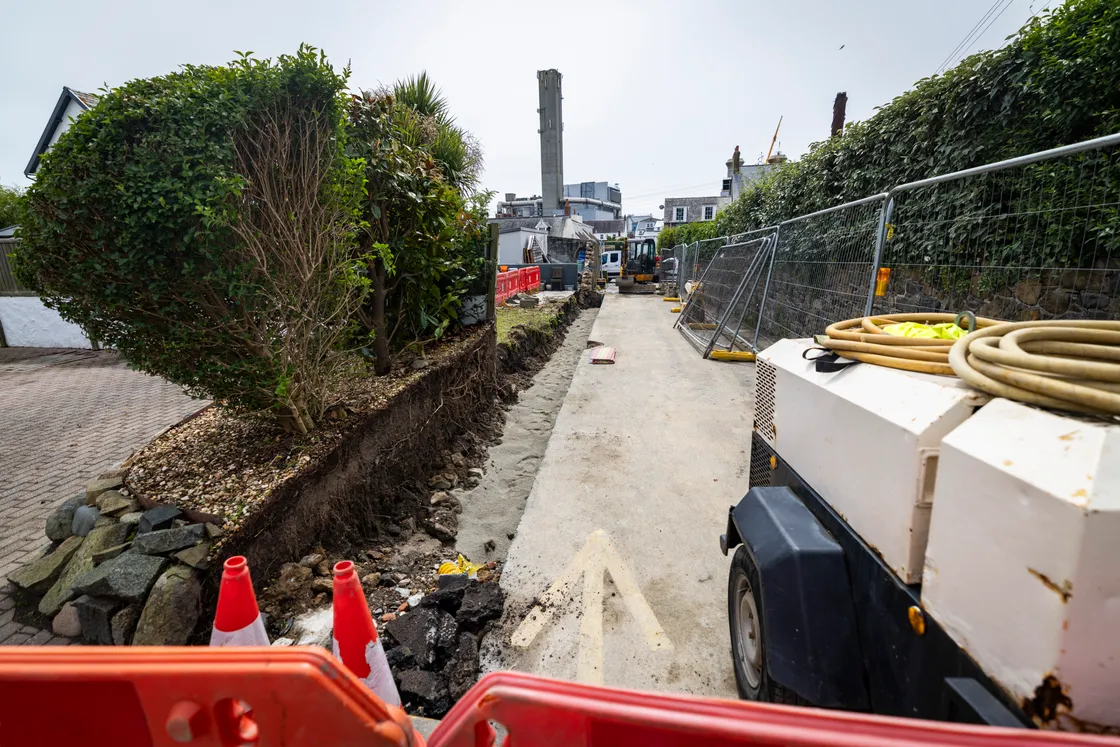 The Guernsey Press went to investigate the scene yesterday and spoke to one of the residents affected.