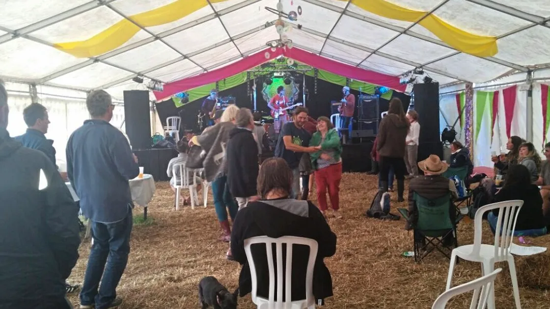 The Sark Roots Festival featured musical acts across two stages as well as workshops by writers and experts on permaculture.                   (19342069)