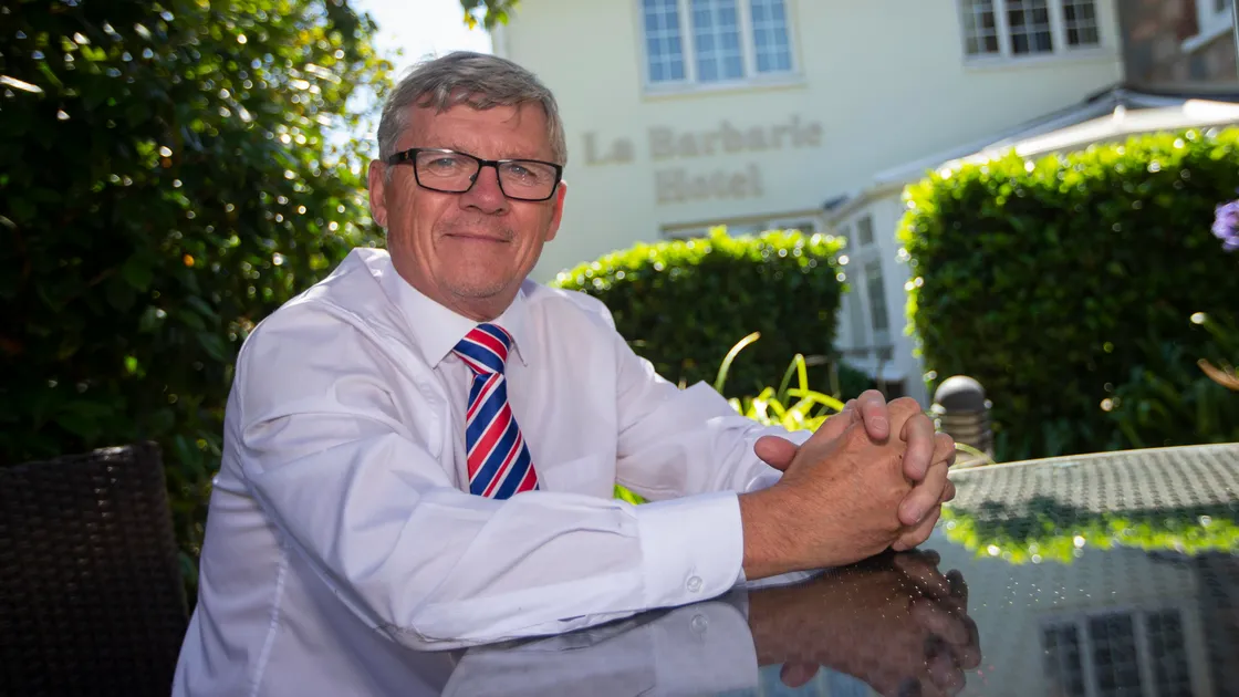 Andy Coleman, managing director of La Barbarie Hotel, was pleased that many of its regulars have had the confidence to return.  (Picture by Peter Frankland, 31135110)
