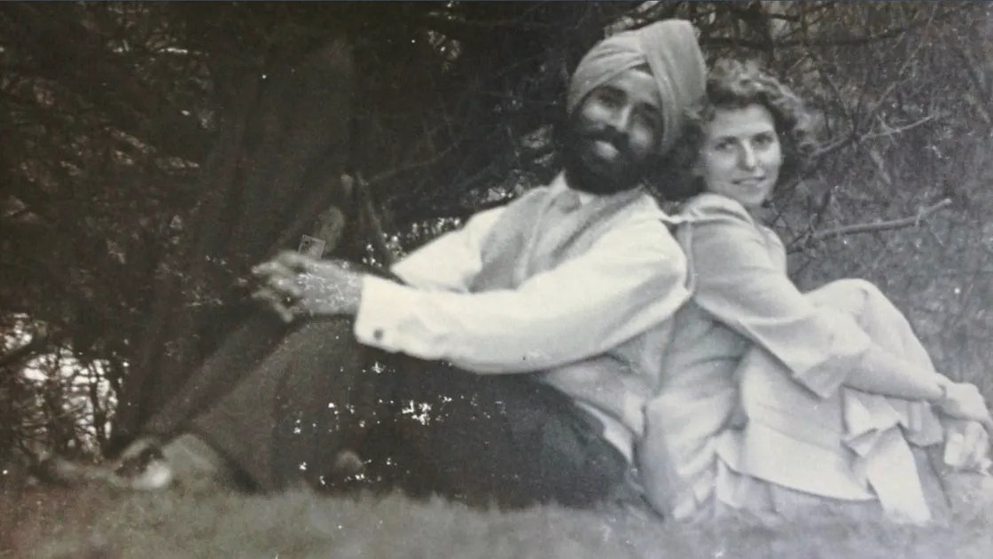 Peter Mehtab's parents in Guernsey, Piara Singh Mehtab and Maidie de la Mare. (26799550)