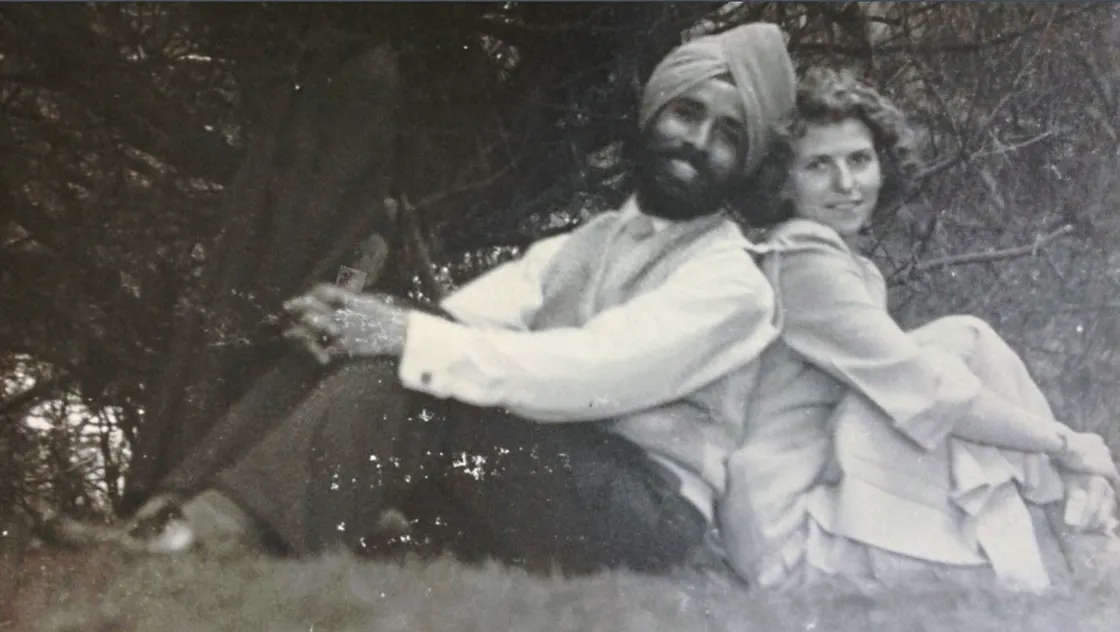 Peter Mehtab's parents in Guernsey, Piara Singh Mehtab and Maidie de la Mare. (26799550)