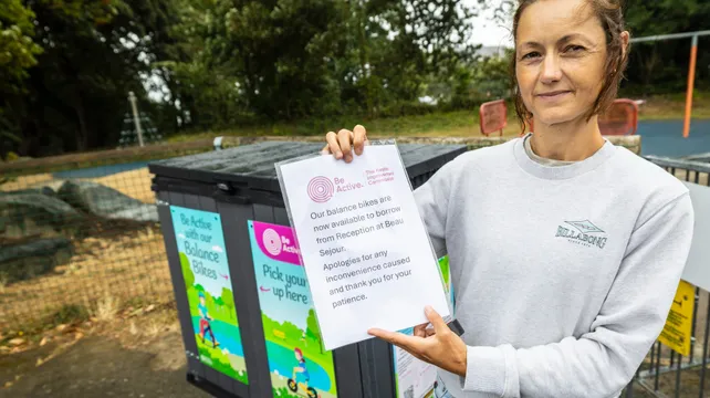 Vandalism means no more grab-and-go balance bikes