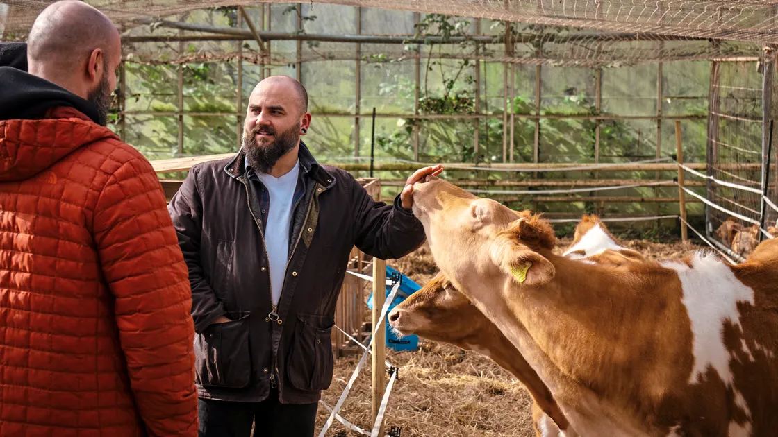 Chef Nathan Davies has spent time touring meeting local farmers and growers to find out the extent of the produce available in the island