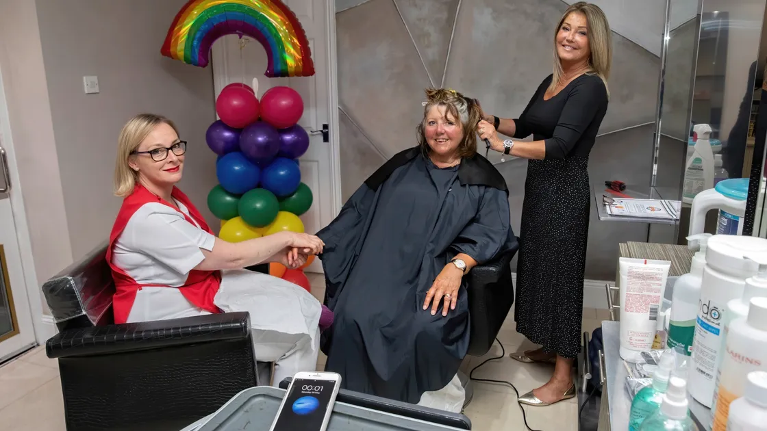 At one minute past midnight on Saturday The Day Salon and Bijoux Boutique were the first salons in the British Isles to open for business.Their first client in ten weeks since lockdown began was Sue Naftel who was over the moon to be pampered once again. Bijoux Boutique owner Lynne Kendal-Falla said that she was overjoyed to be open. ‘We are so appreciative of all the help from the States of Guernsey steering us through this tragic pandemic’. Left to right: Beauty therapist Racheal Day, owner of The Day Salon, client Sue Naftel and Lynne Kendal-Falla. (Picture: Chris George)