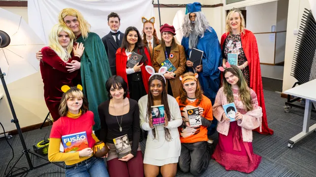 Sixth formers have Book Celebration Day covered