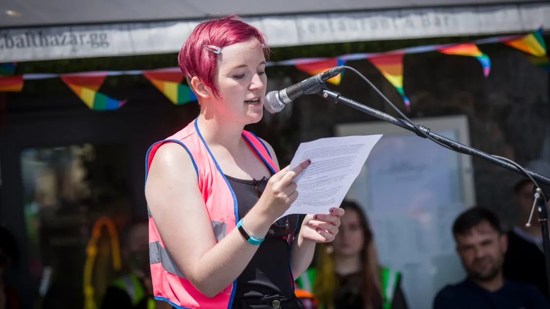 Camille Brouard from the Guernsey Women's Collective. (Picture by Sophie Rabey, 29731896)