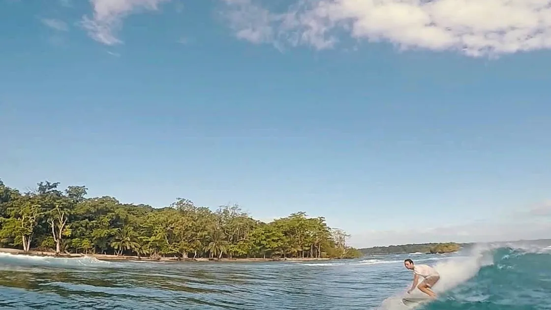 Matt Skipper enjoying the jungle backdrops. Image supplied by Adam Harvey. (27864439)