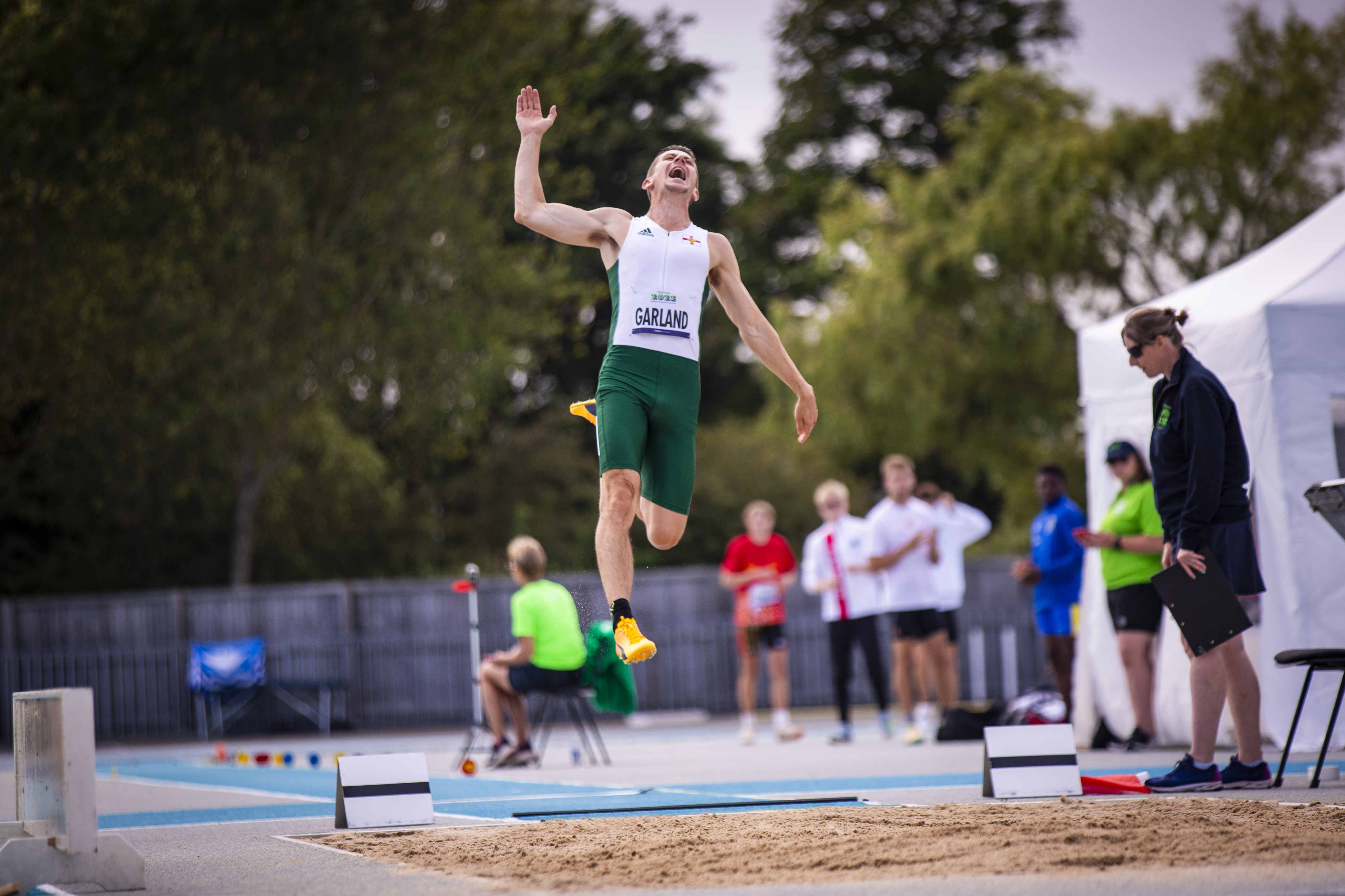 Triple silver beyond Garland's expectations in masters resurgence