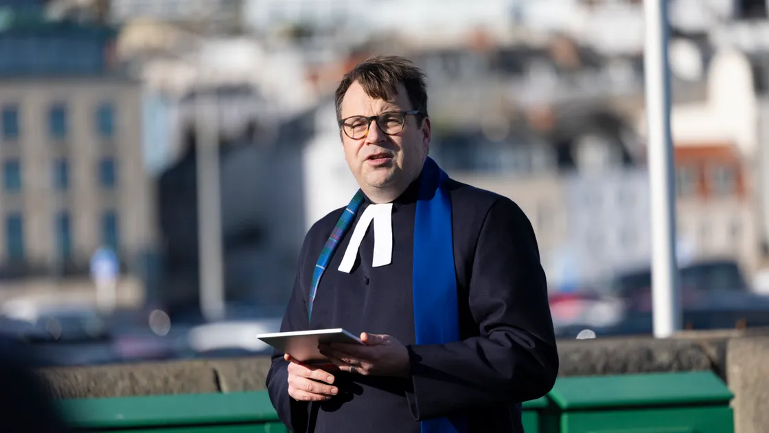 The service was led by the Rev. Justin Taylor, minister at St Andrew’s Church of Scotland in the Grange