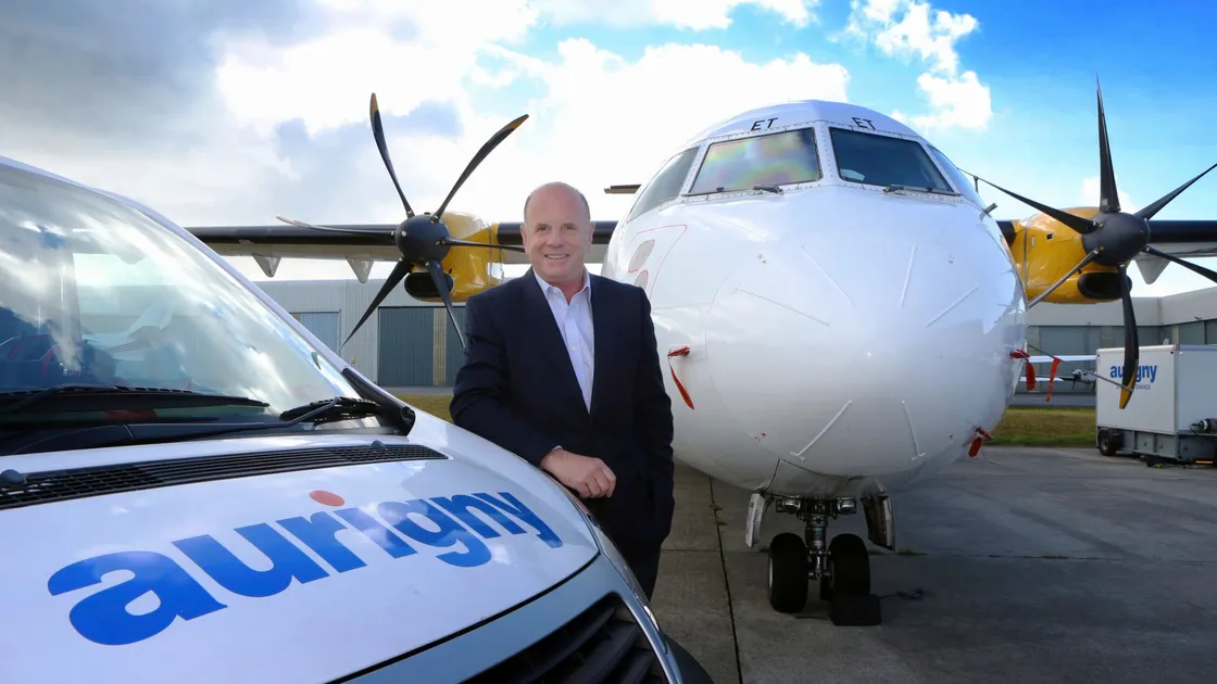 Aurigny chairman Andrew Haining said rebranding an airline is an expensive business, from repainting the planes to getting new uniforms and a website, and that the company is currently working through costs and implications with the States’ Trading Supervisory Board. 
(Picture by Steve Sarre, 22683673)