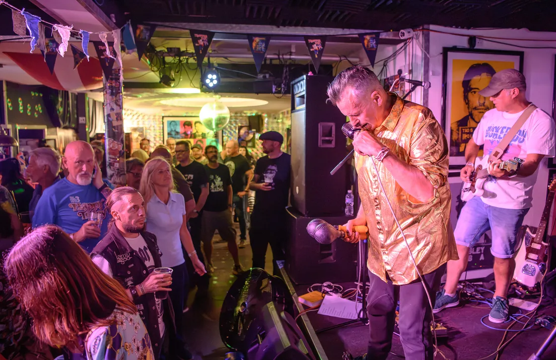 The Sacred Hearts played at The Yacht