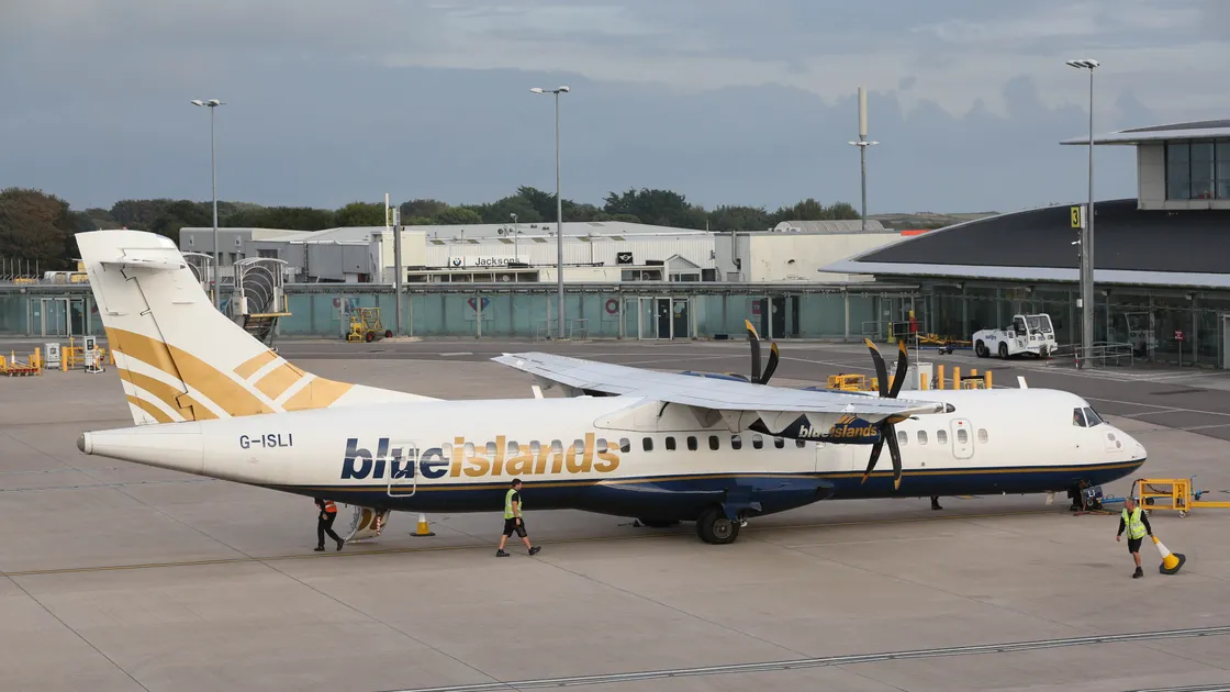 ‘It is difficult to understand the commercial rationale behind the decision of Aurigny’s management to re-enter these markets,’ said a Blue Islands spokesman. (Picture by Adrian Miller, 24013524)