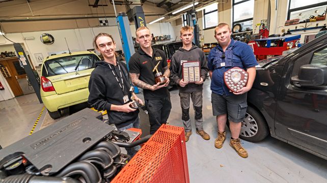 Motor vehicle apprentices recognised at GMTA awards