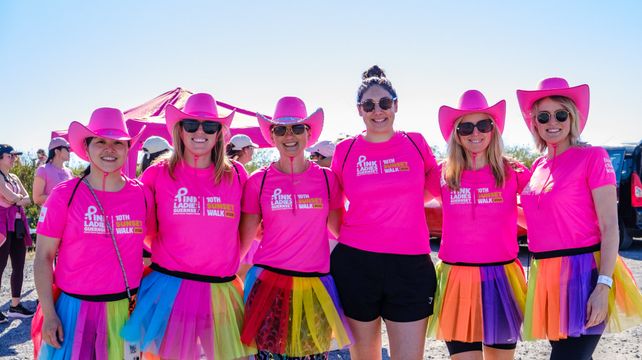 ‘Beautiful evening’ for 10th Pink Ladies Sunset Walk