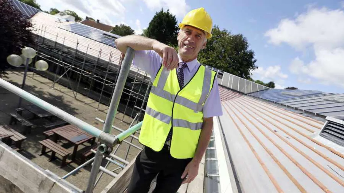 The builders are in while schools are out