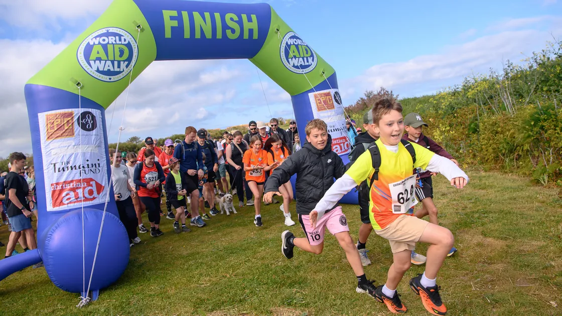 The walk raises money for Christian Aid and three local charities, This is Epic, the Tumaini Fund, and the Eleanor Foundation.