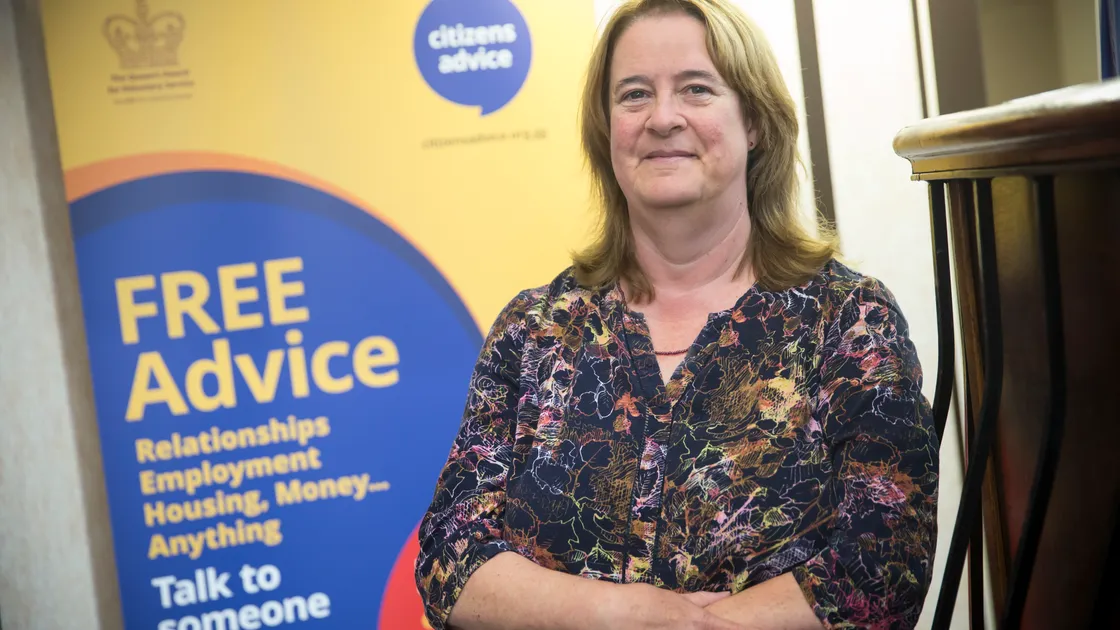 Kate Raleigh, CEO of the Citizens Advice Bureau, will not see a consumer protection law in place before she retires.(Picture by Peter Frankland, 22871866)