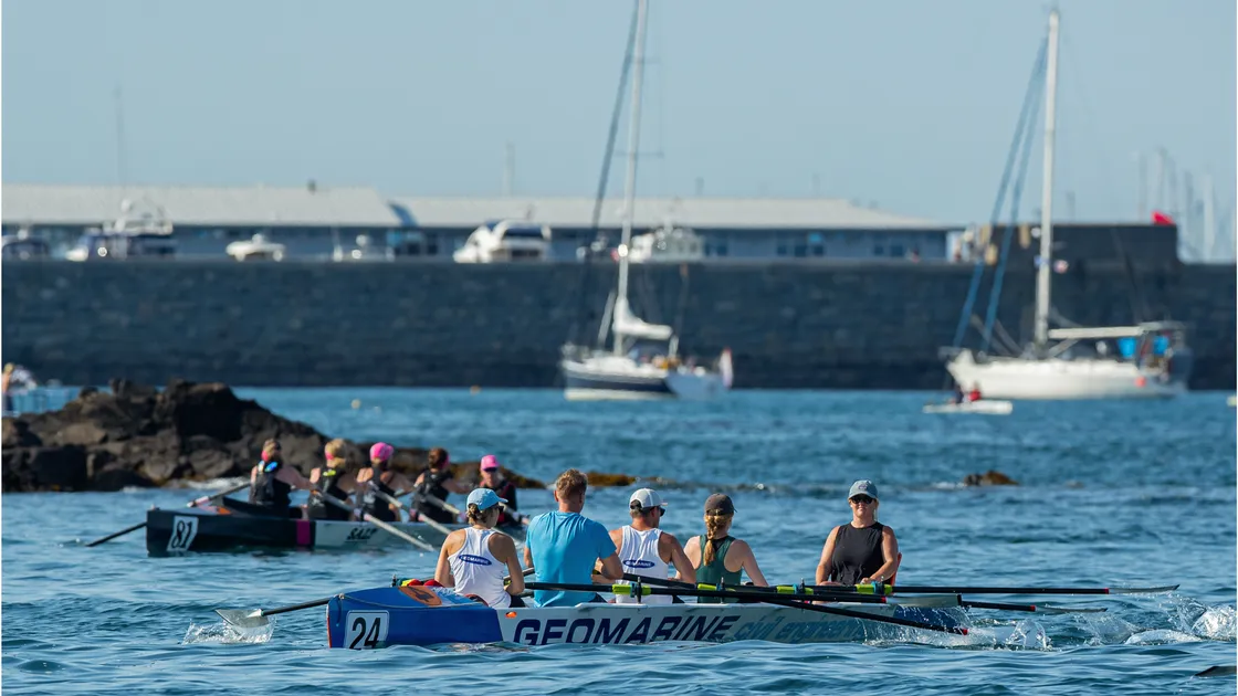Geomarine returned following a break to get among the record breakers in the Guernsey Rowing Club's latest outing.