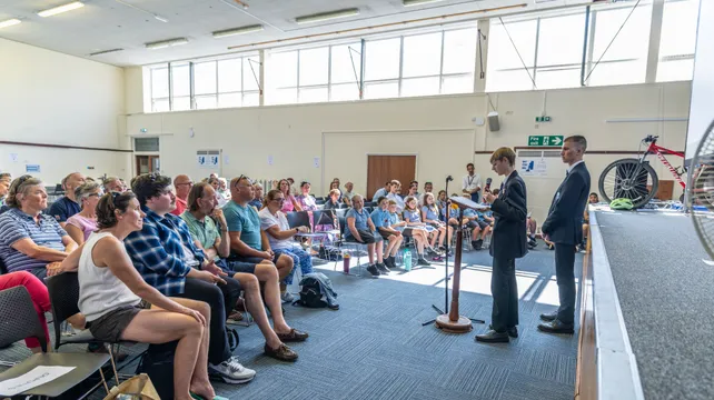 Sixth-formers and teachers in calls for better road safety