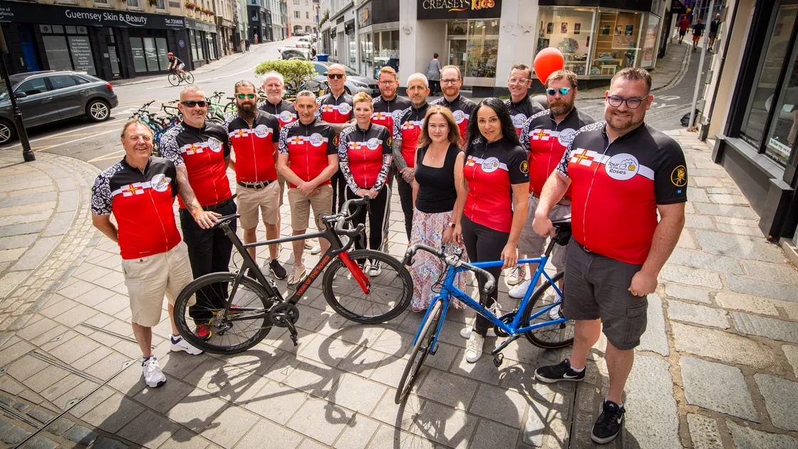 Cyclists launch next September’s Tour of the Roses, a charity event that will be raising money for the Smile For Georgie charity. (Picture by Sophie Rabey, 30818426)