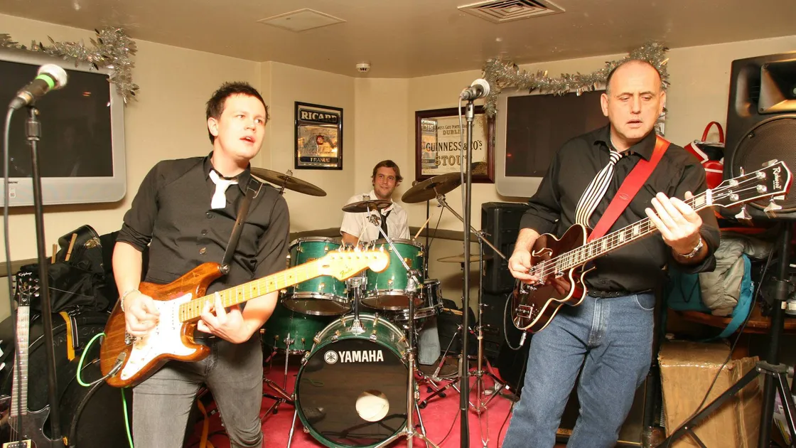 The Paperboys at their first gig – The White Hart back in 2007