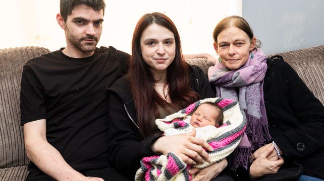 Baby Scarlett makes shock arrival in car park of PEH
