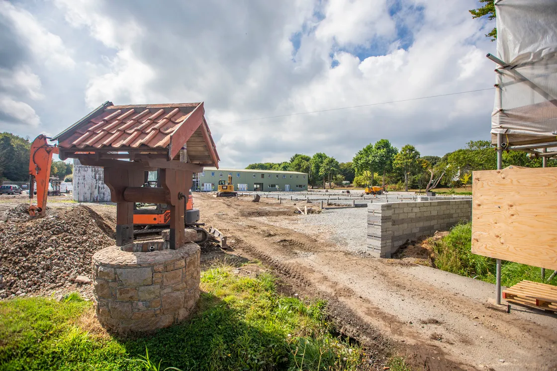 The redevelopment of Grow’s Coutanchez site is on target to finish in April next year. (Picture by Peter Frankland, 31158091)
