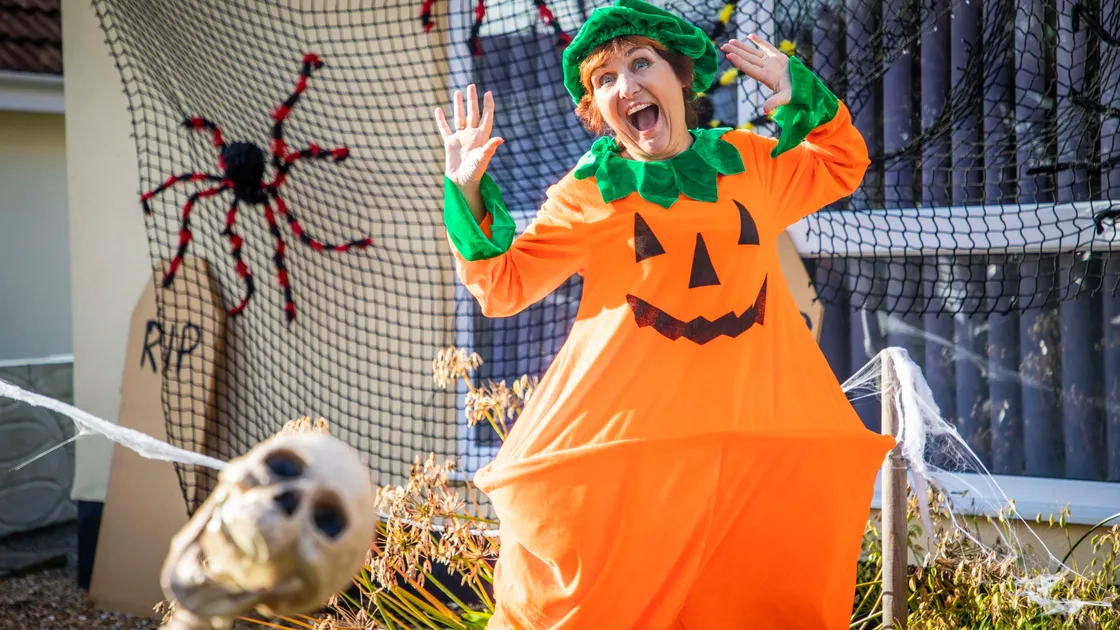 Picture by Sophie Rabey.  24-10-19.  Debbie Duport and her Halloween House, open for people to visit and raise money for charity. (26166267)