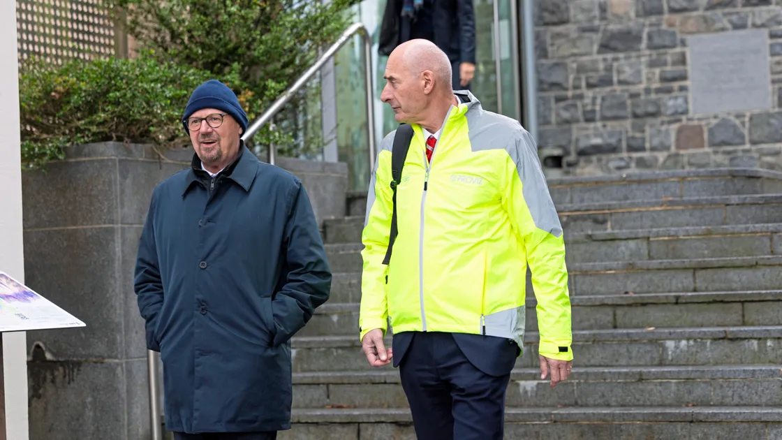 Housing president Steve Williams (right) said collaboration with charities such as Caritas and Action For Children had been successful