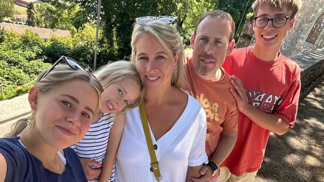 The Fallaize family on one of their month-long French adventures. Left to right: Millie, Megan, Nikki, Matt and Josh.