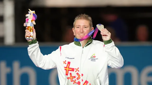 Merrien wins Commonwealth silver in Glasgow