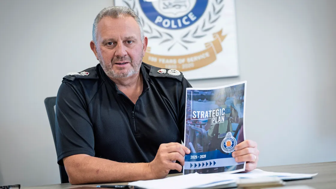 Head of Bailiwick Law Enforcement Damian Kitchen has prepared the new Guernsey Police Service Strategic Plan