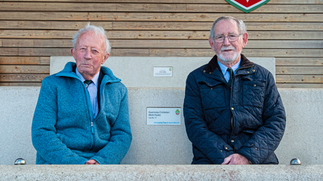 Guernsey cricket greats recognised with KGV benches