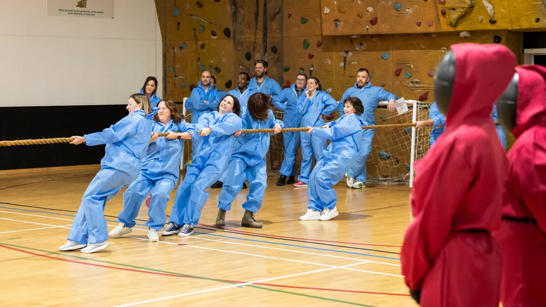 The Ormer Games, Debbie Duport’s take on the Netflix series Squid Game, was very popular at Les Maingys last March. She needs more competitors for the fundraising event to go ahead next month. 					 				 (Picture by Sophie Rabey, 34572519)