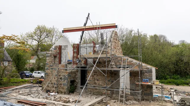 Talbot Valley barn a step closer to its completion