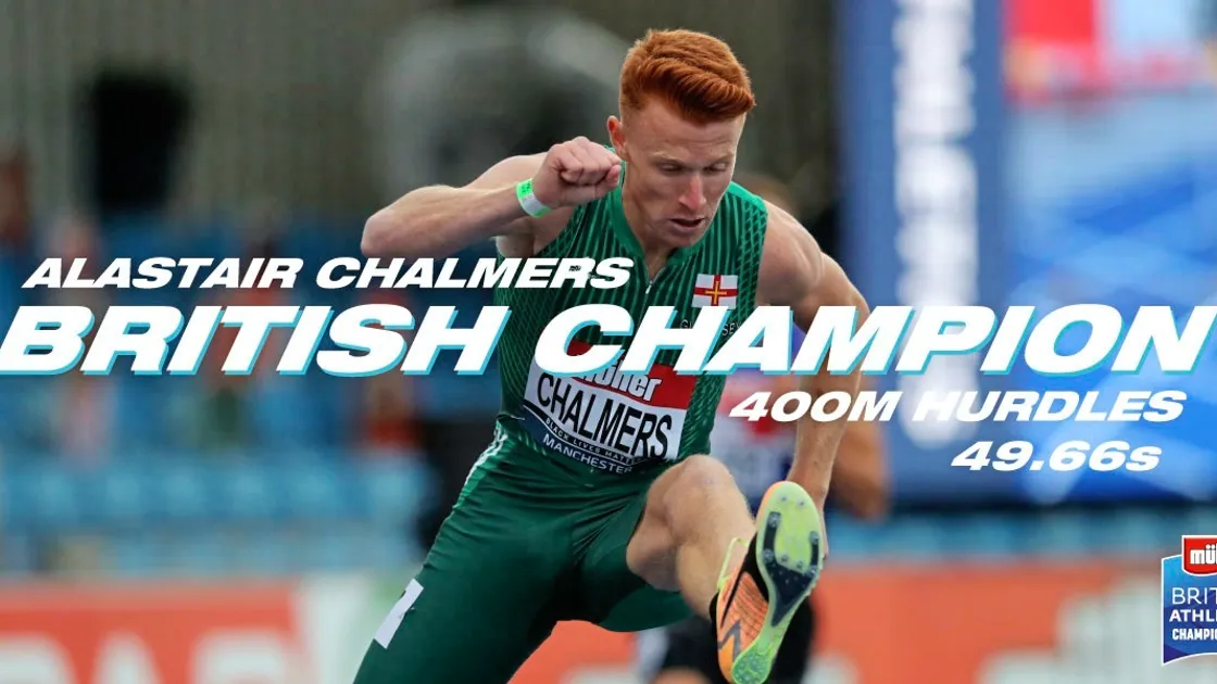Alastair Chalmers has won the British Athletics Championships 400m hurdles title. (Picture: British Athletics, 28657514)