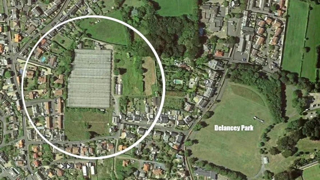 Map from Google showing the location of the proposed Pointes Rocques development near Delancey Park. (29586510)