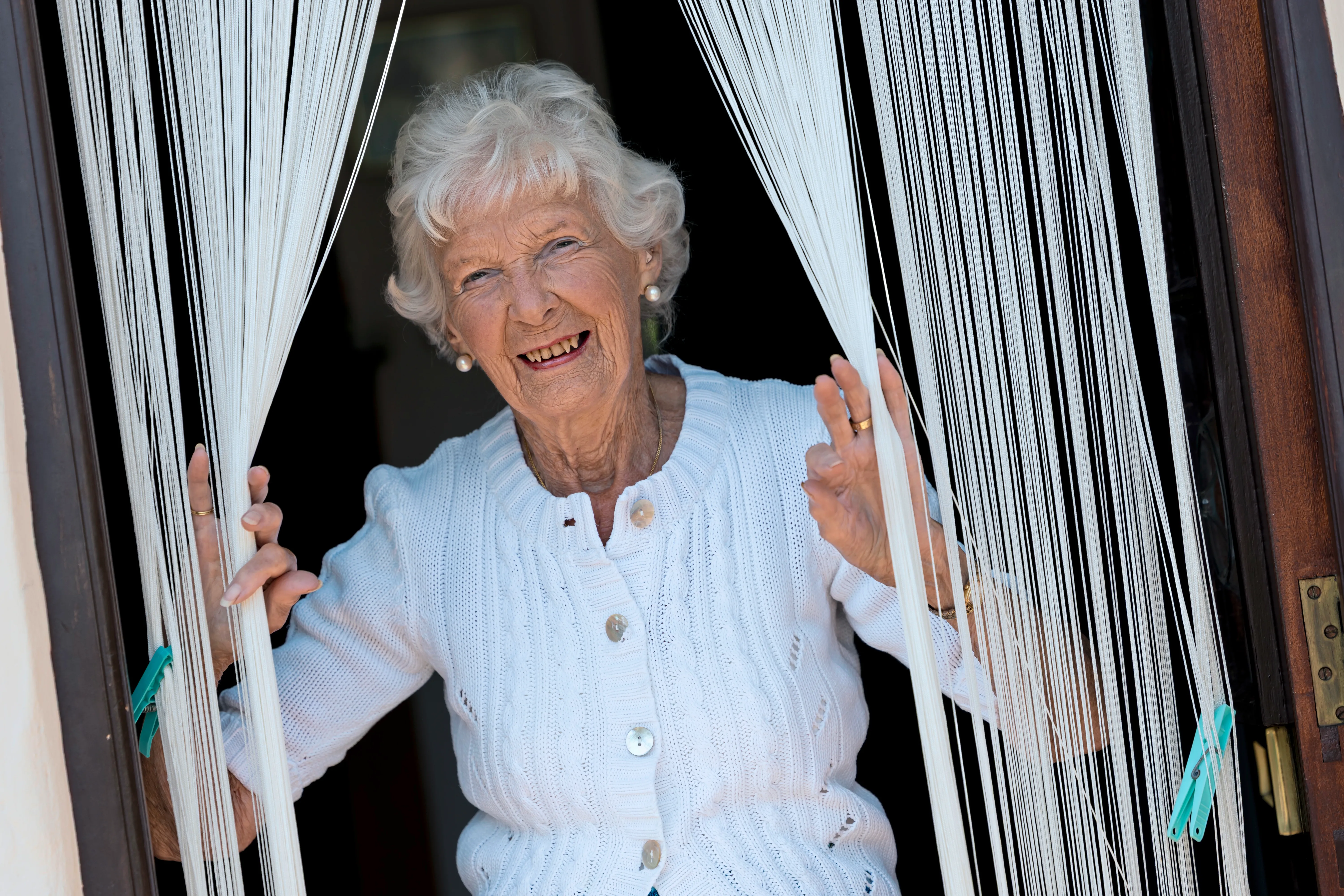 Barbara is a queen of the catwalk - at 98