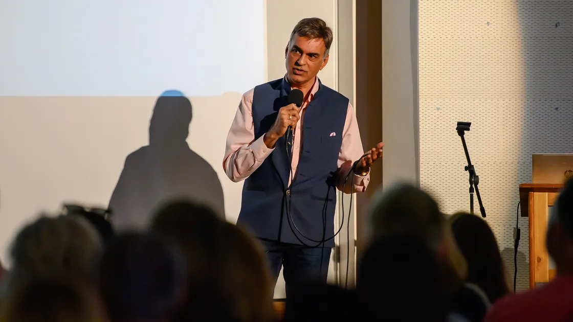 Dr Sanjiv Nichani, a consultant paediatrician at the Leicester Children’s Hospital, was the headline speaker.