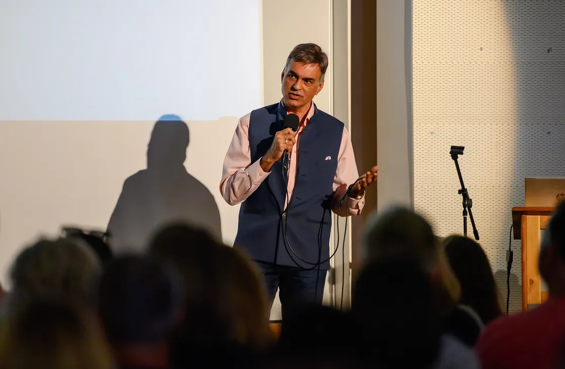 Dr Sanjiv Nichani, a consultant paediatrician at the Leicester Children’s Hospital, was the headline speaker.