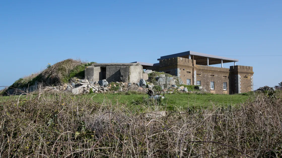 Fort Richmond - the owners have applied to rebuild a machine gun emplacement on the west side of the fort. (31908338)